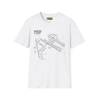 MSP Minneapolis-Saint Paul International - 1920 - Tee - T-Shirt - Pilot gifts - WWII warbird t-shirt