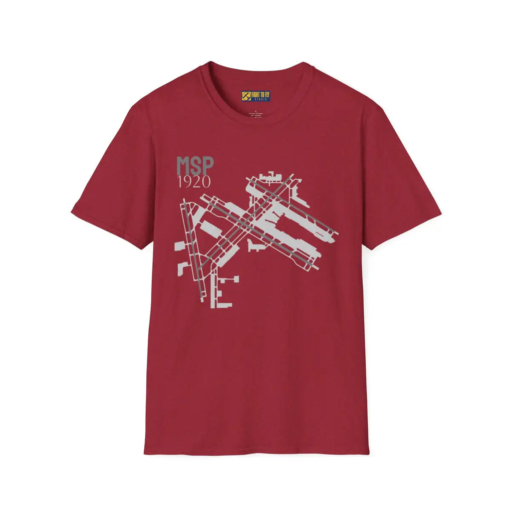 MSP Minneapolis-Saint Paul International - 1920 - Tee - T-Shirt - Pilot gifts - WWII warbird t-shirt