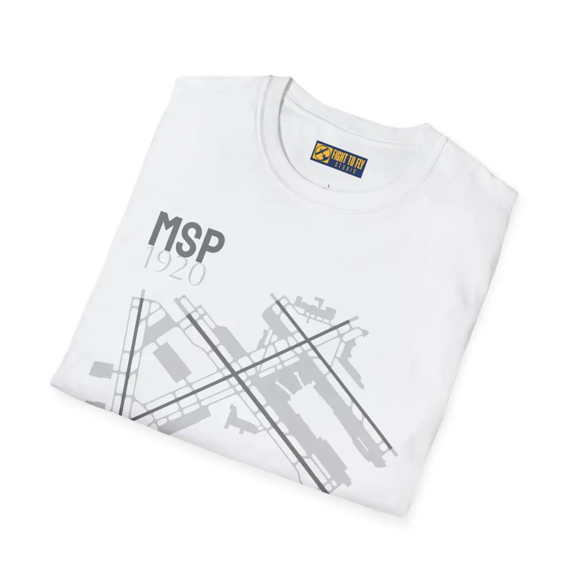MSP Minneapolis-Saint Paul International - 1920 - Tee - T-Shirt - Pilot gifts - WWII warbird t-shirt