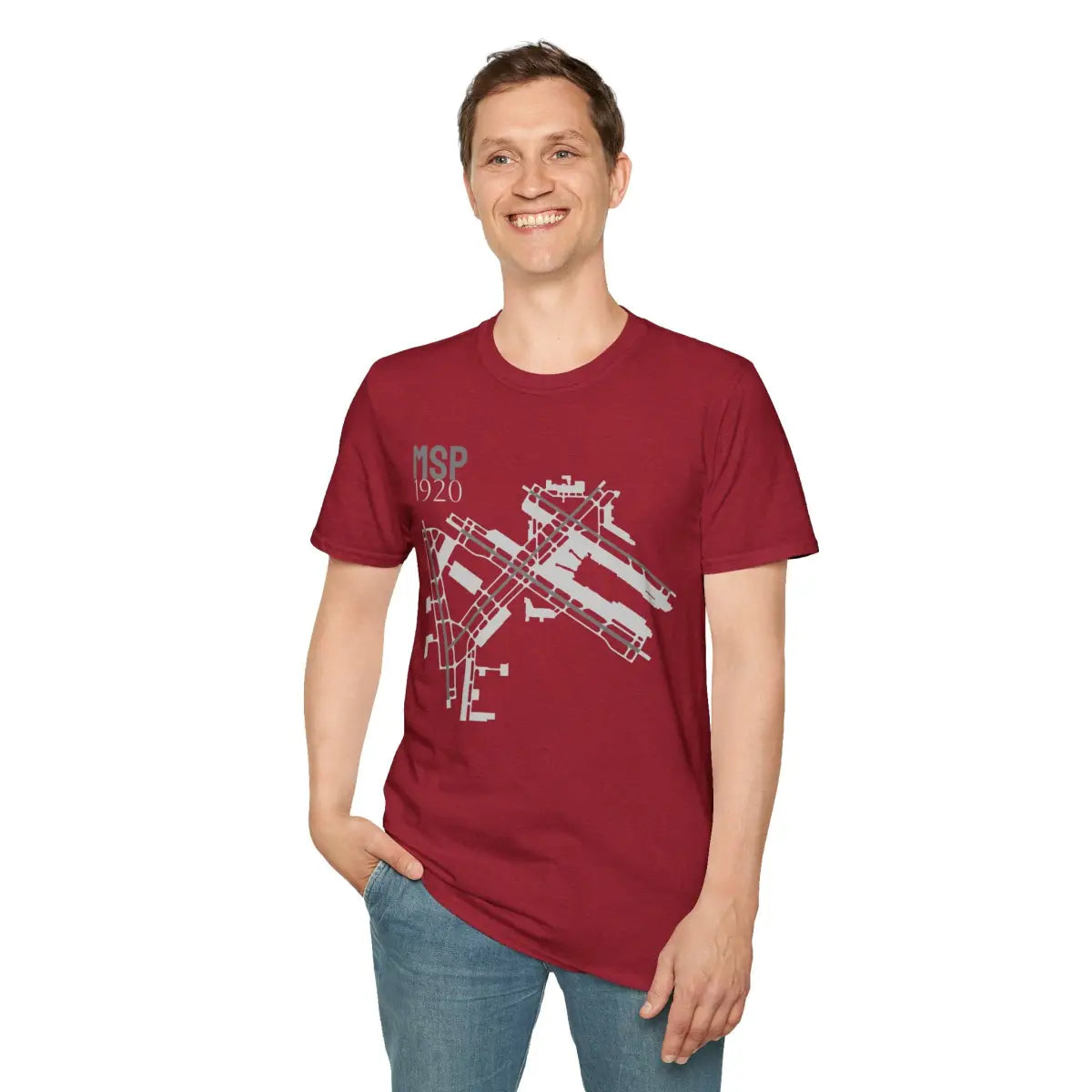 MSP Minneapolis-Saint Paul International - 1920 - Tee - T-Shirt - Pilot gifts - WWII warbird t-shirt