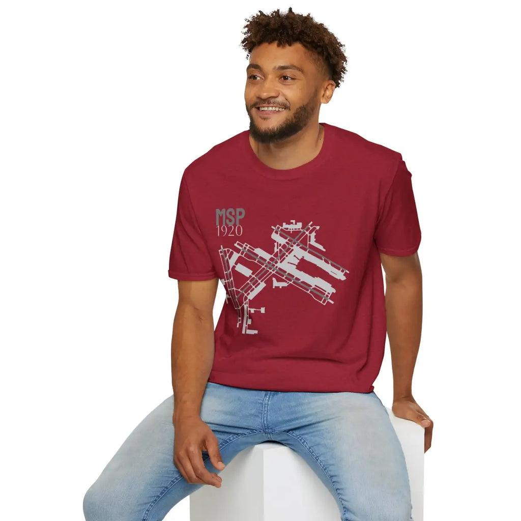 MSP Minneapolis-Saint Paul International - 1920 - Tee - T-Shirt - Gifts for pilots - Aviation apparel
