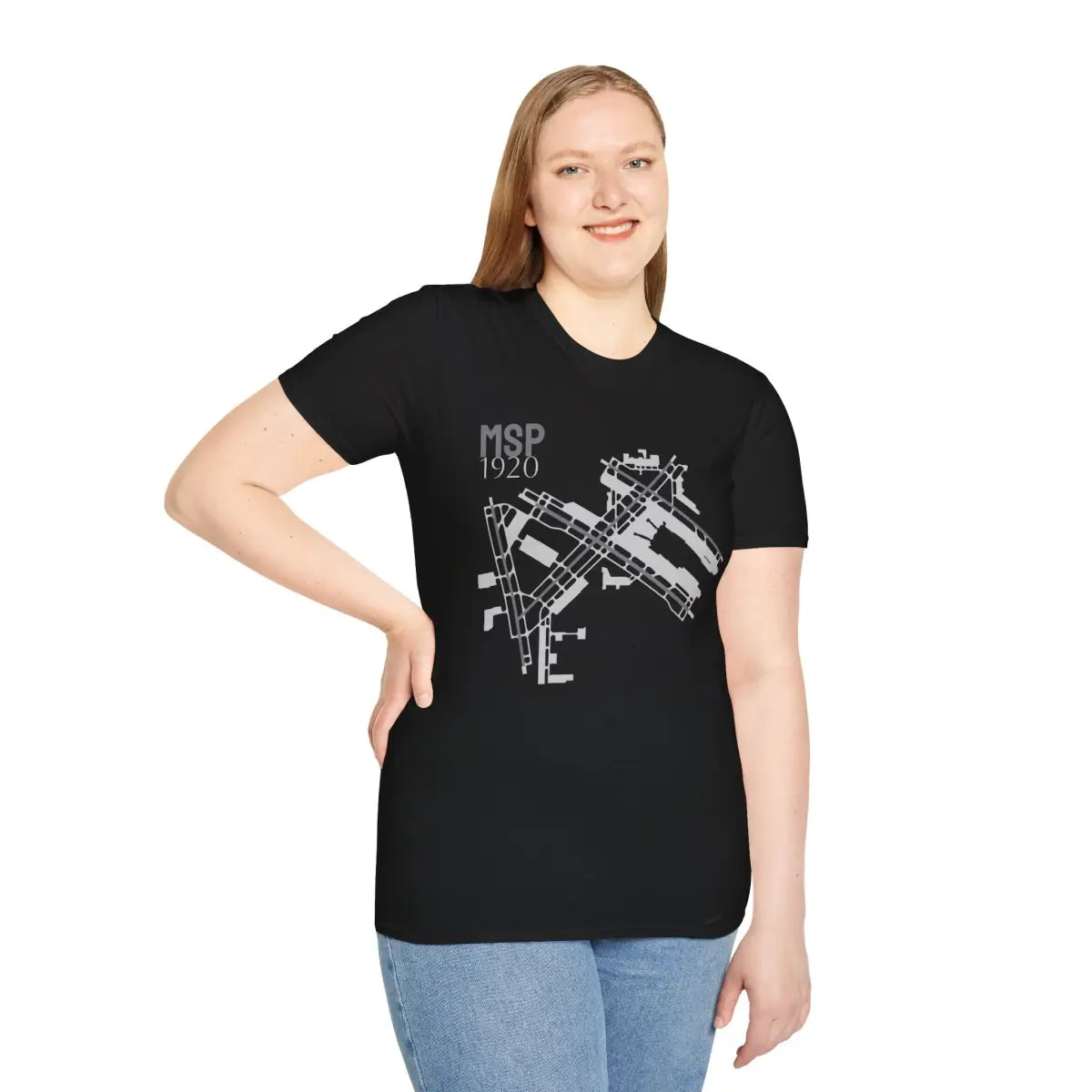 MSP Minneapolis-Saint Paul International - 1920 - Tee - T-Shirt - Pilot gifts - WWII warbird t-shirt