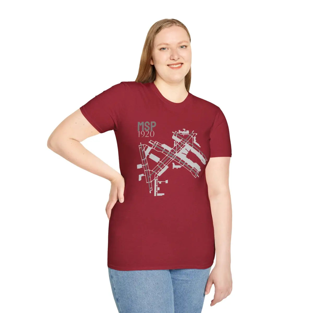 MSP Minneapolis-Saint Paul International - 1920 - Tee - T-Shirt - Gifts for pilots - Aviation apparel