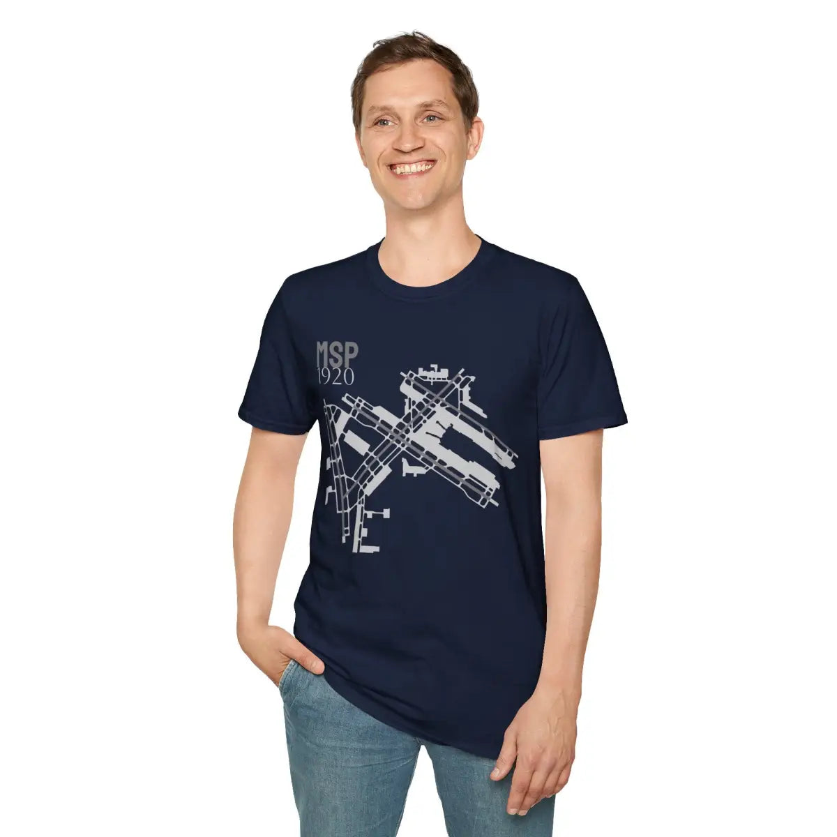 MSP Minneapolis-Saint Paul International - 1920 - Tee - T-Shirt - Gifts for pilots - Aviation apparel