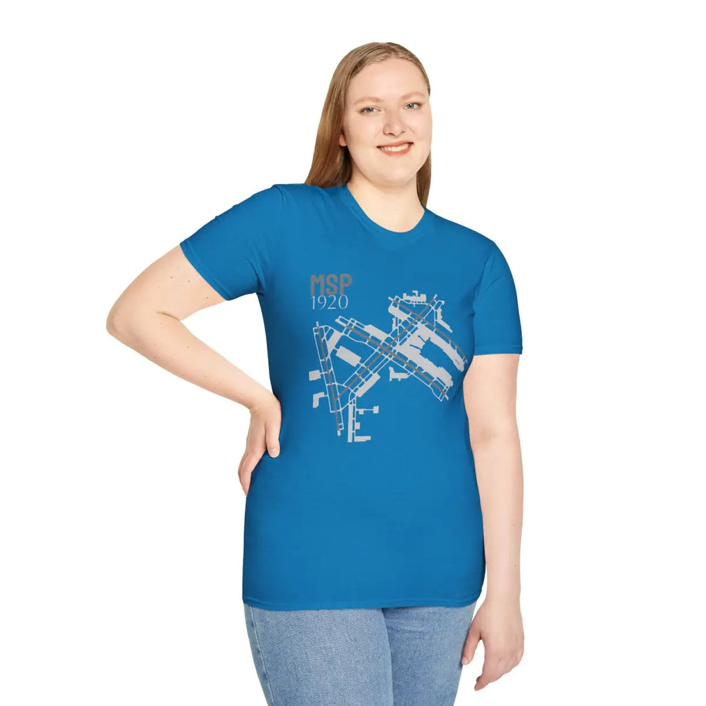 MSP Minneapolis-Saint Paul International - 1920 - Tee - T-Shirt - Gifts for pilots - Aviation apparel