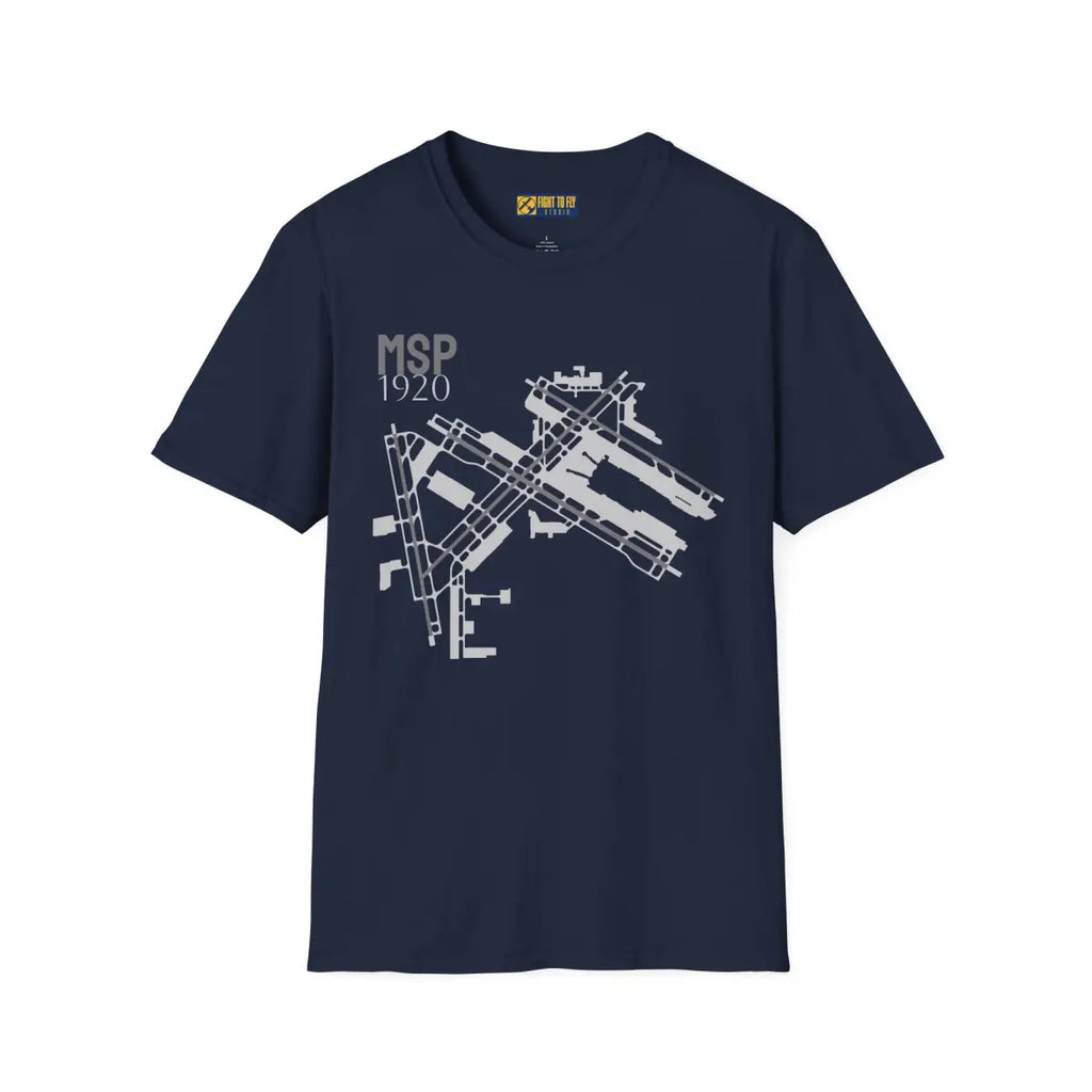 MSP Minneapolis-Saint Paul International - 1920 - Tee - T-Shirt - Gifts for pilots - Aviation apparel