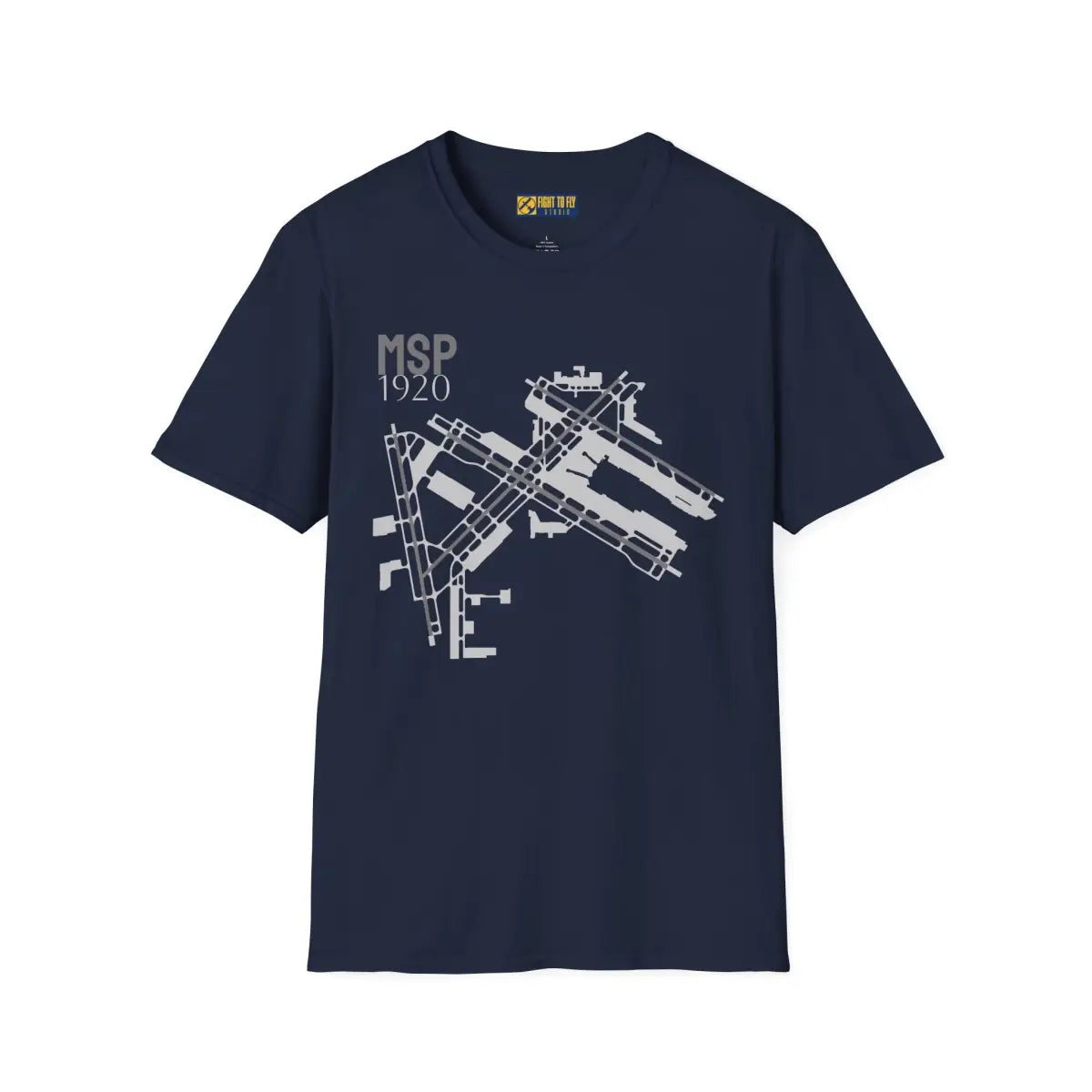 MSP Minneapolis-Saint Paul International - 1920 - Tee - T-Shirt - Pilot gifts - WWII warbird t-shirt