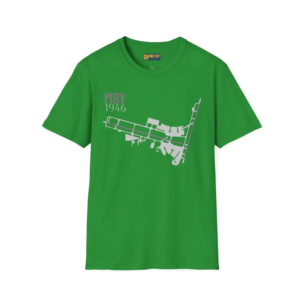 MSY Louis Armstrong New Orleans International - 1946 - Tee - T-Shirt - Gifts for pilots - Aviation apparel