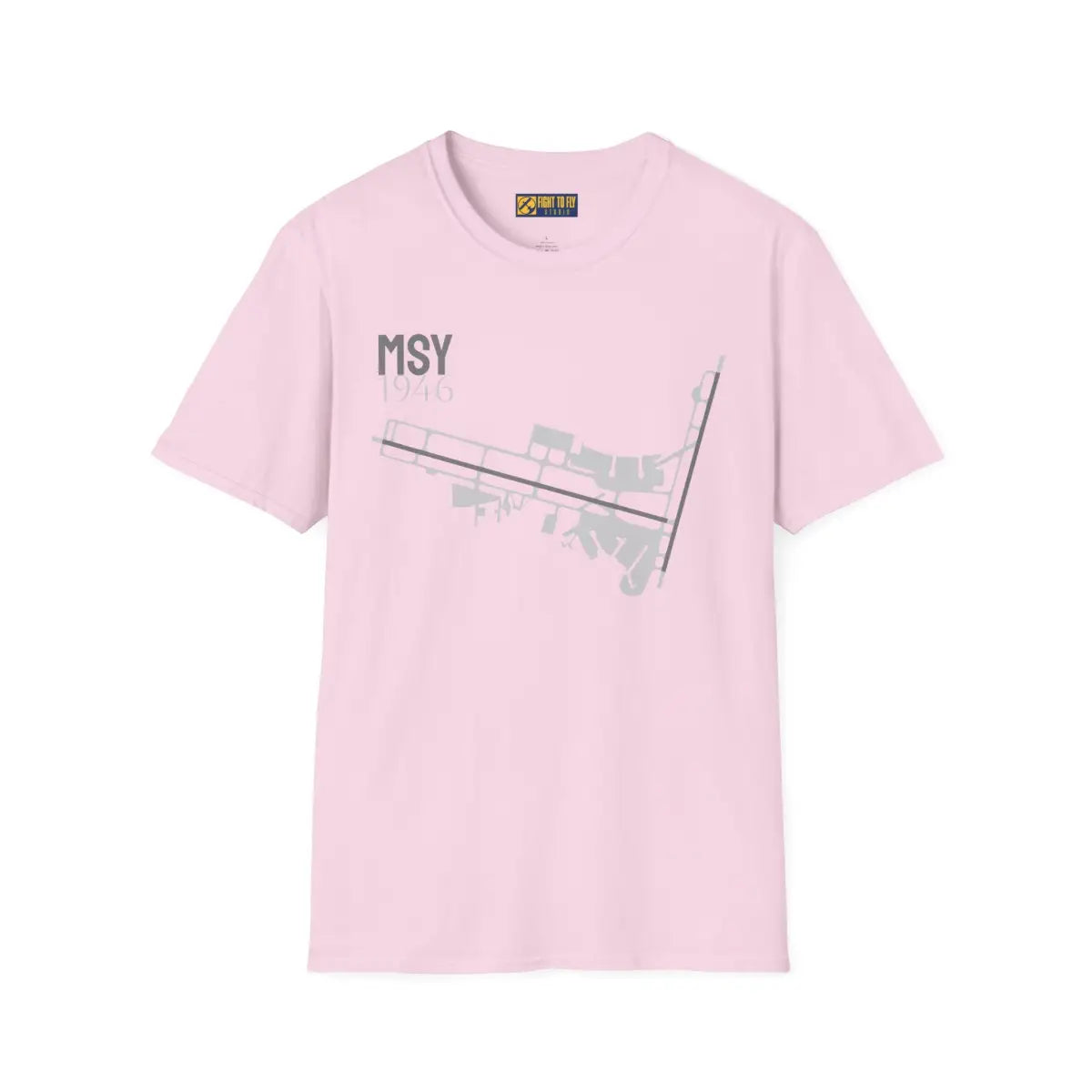 MSY Louis Armstrong New Orleans International - 1946 - Tee - T-Shirt - Gifts for pilots - Aviation apparel