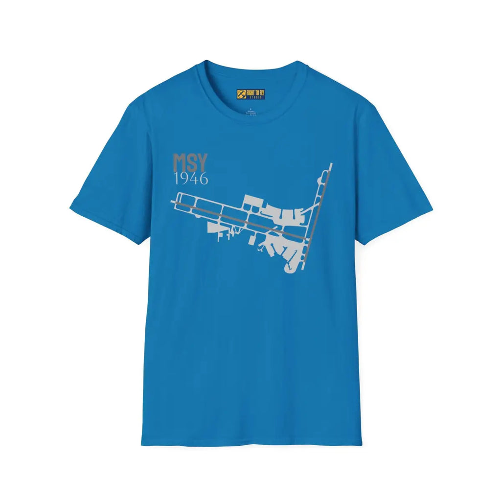 MSY Louis Armstrong New Orleans International - 1946 - Tee - T-Shirt - Pilot gifts - WWII warbird t-shirt