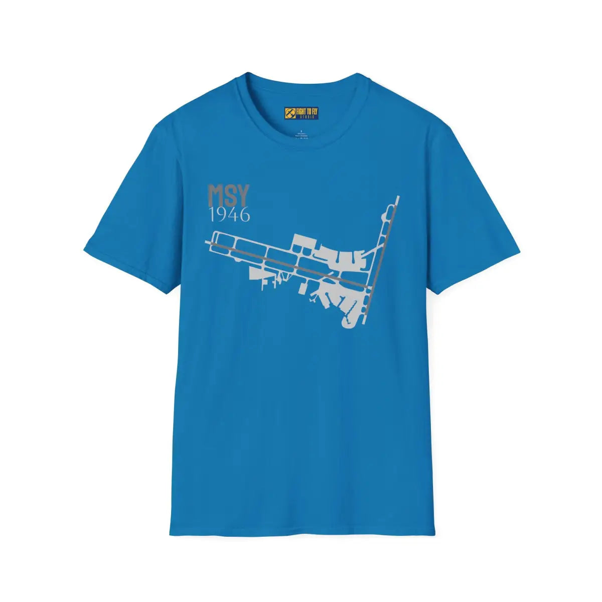 MSY Louis Armstrong New Orleans International - 1946 - Tee - T-Shirt - Gifts for pilots - Aviation apparel