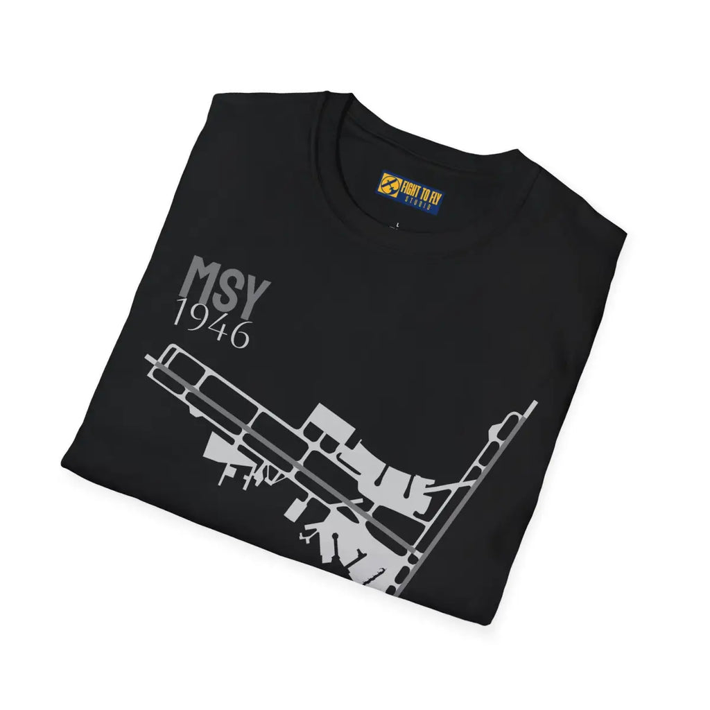 MSY Louis Armstrong New Orleans International - 1946 - Tee - T-Shirt - Gifts for pilots - Aviation apparel