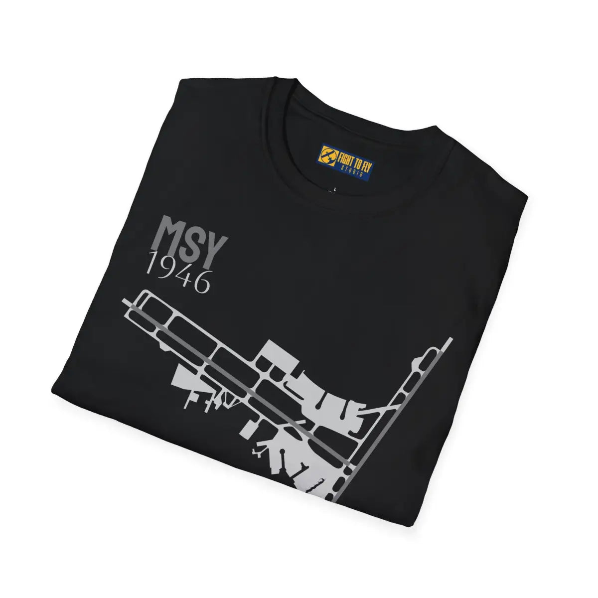 MSY Louis Armstrong New Orleans International - 1946 - Tee - T-Shirt - Pilot gifts - WWII warbird t-shirt