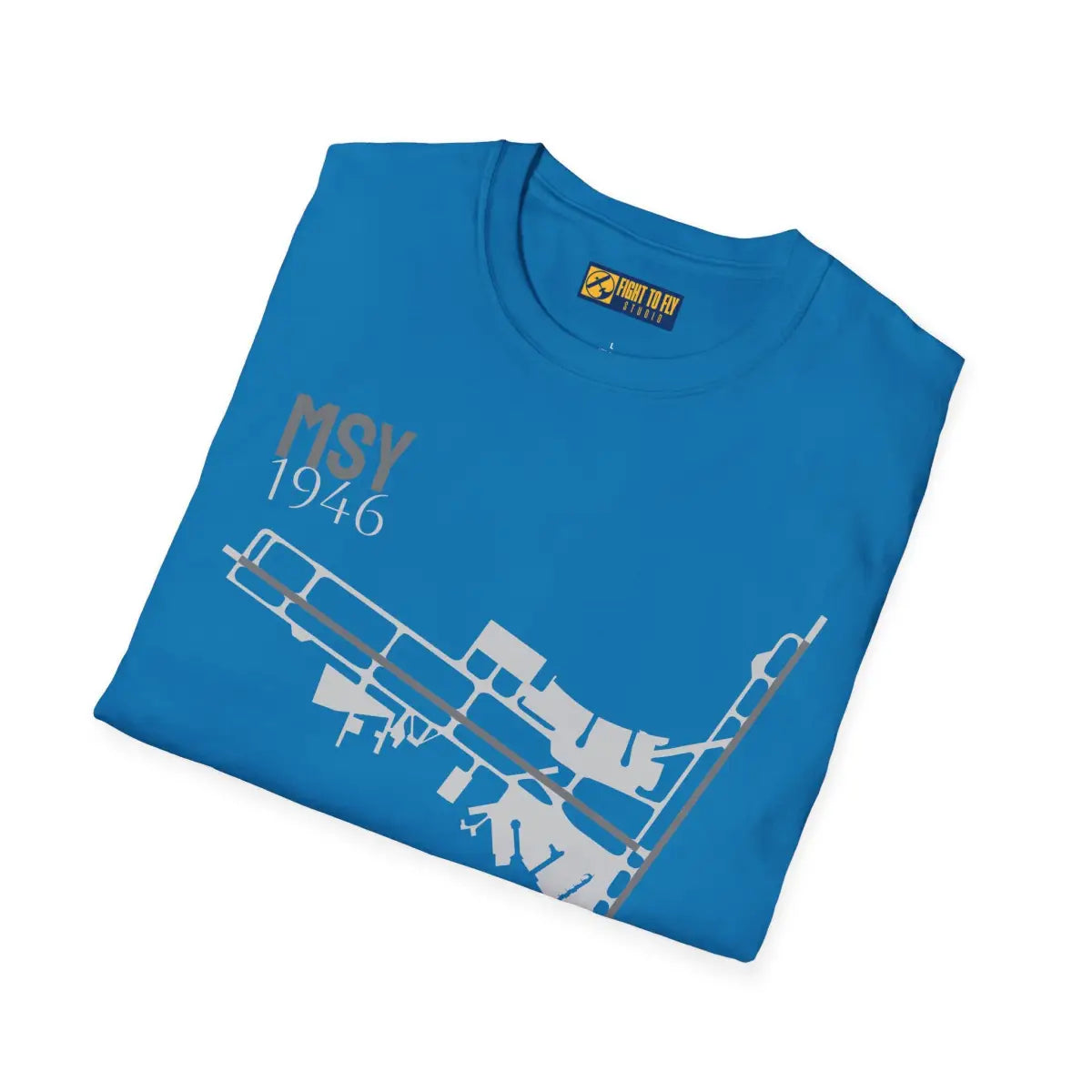 MSY Louis Armstrong New Orleans International - 1946 - Tee - T-Shirt - Gifts for pilots - Aviation apparel