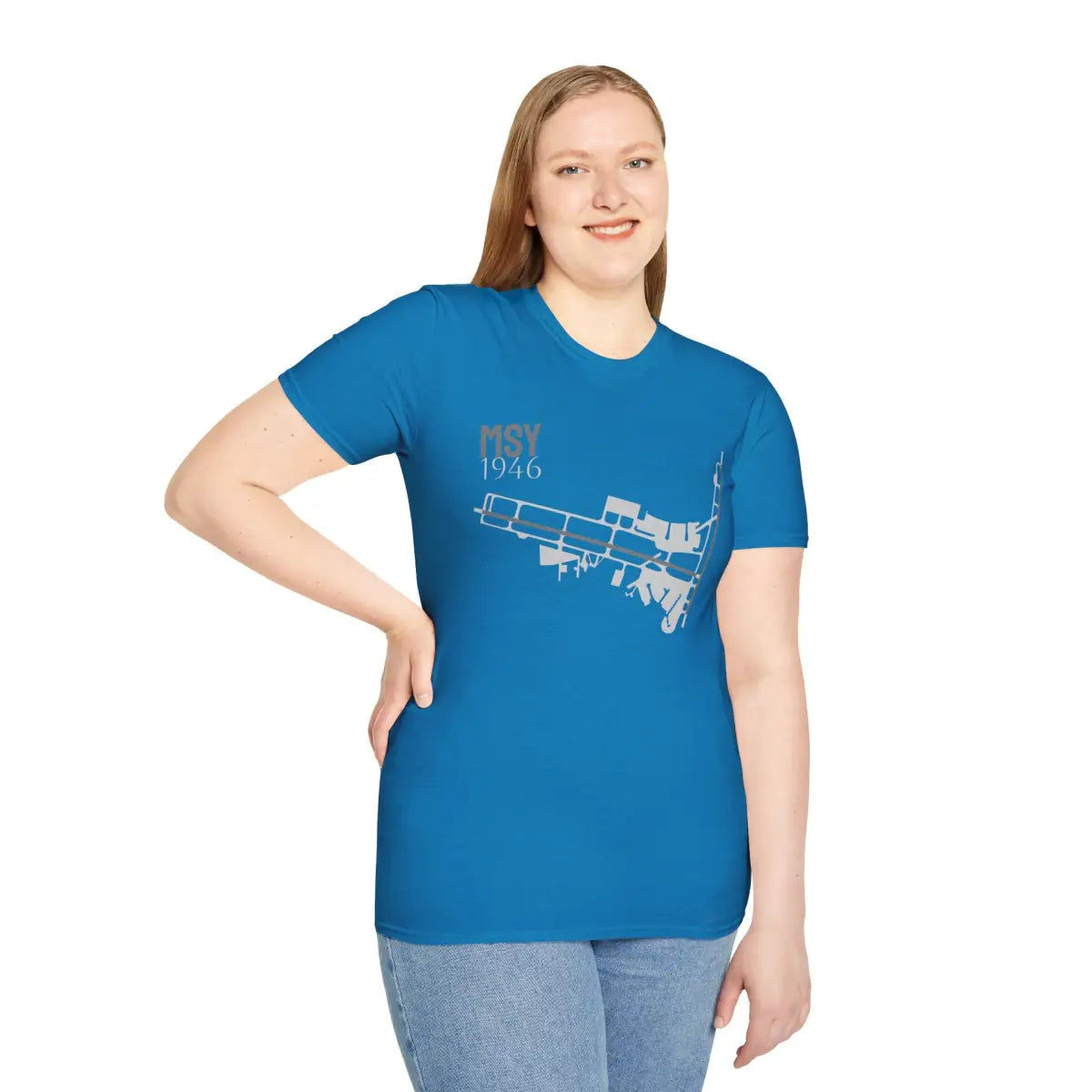 MSY Louis Armstrong New Orleans International - 1946 - Tee - T-Shirt - Gifts for pilots - Aviation apparel