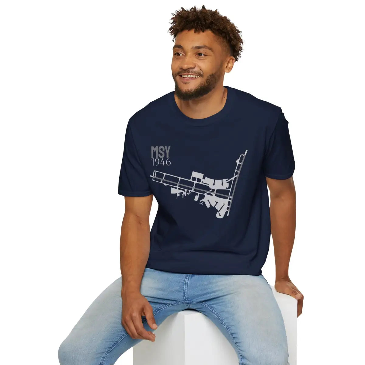 MSY Louis Armstrong New Orleans International - 1946 - Tee - T-Shirt - Pilot gifts - WWII warbird t-shirt