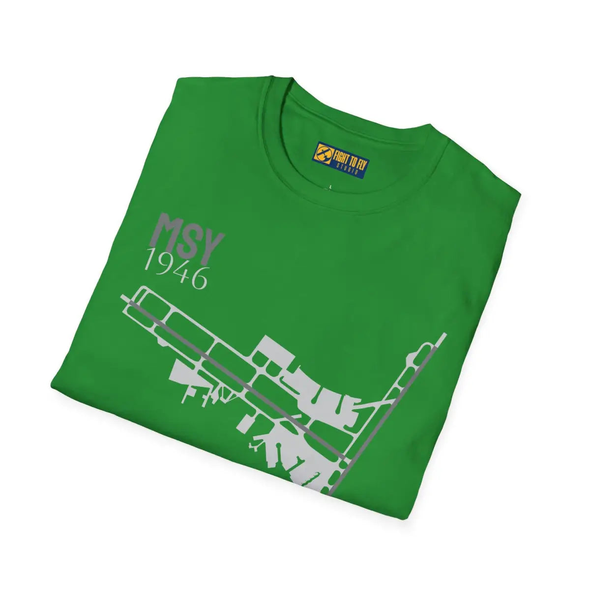 MSY Louis Armstrong New Orleans International - 1946 - Tee - T-Shirt - Gifts for pilots - Aviation apparel