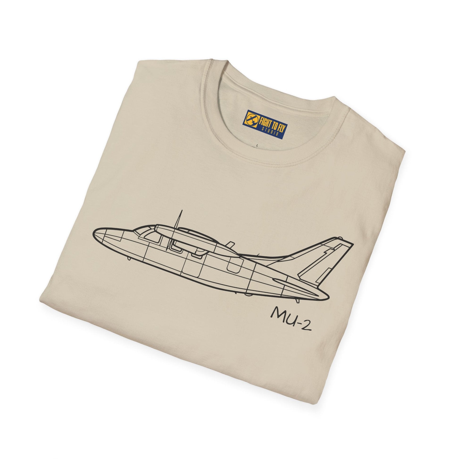 MU-2 T-Shirt – Mitsubishi High-Speed Turboprop Aircraft Aviation Tee - Gifts for pilots - apparel