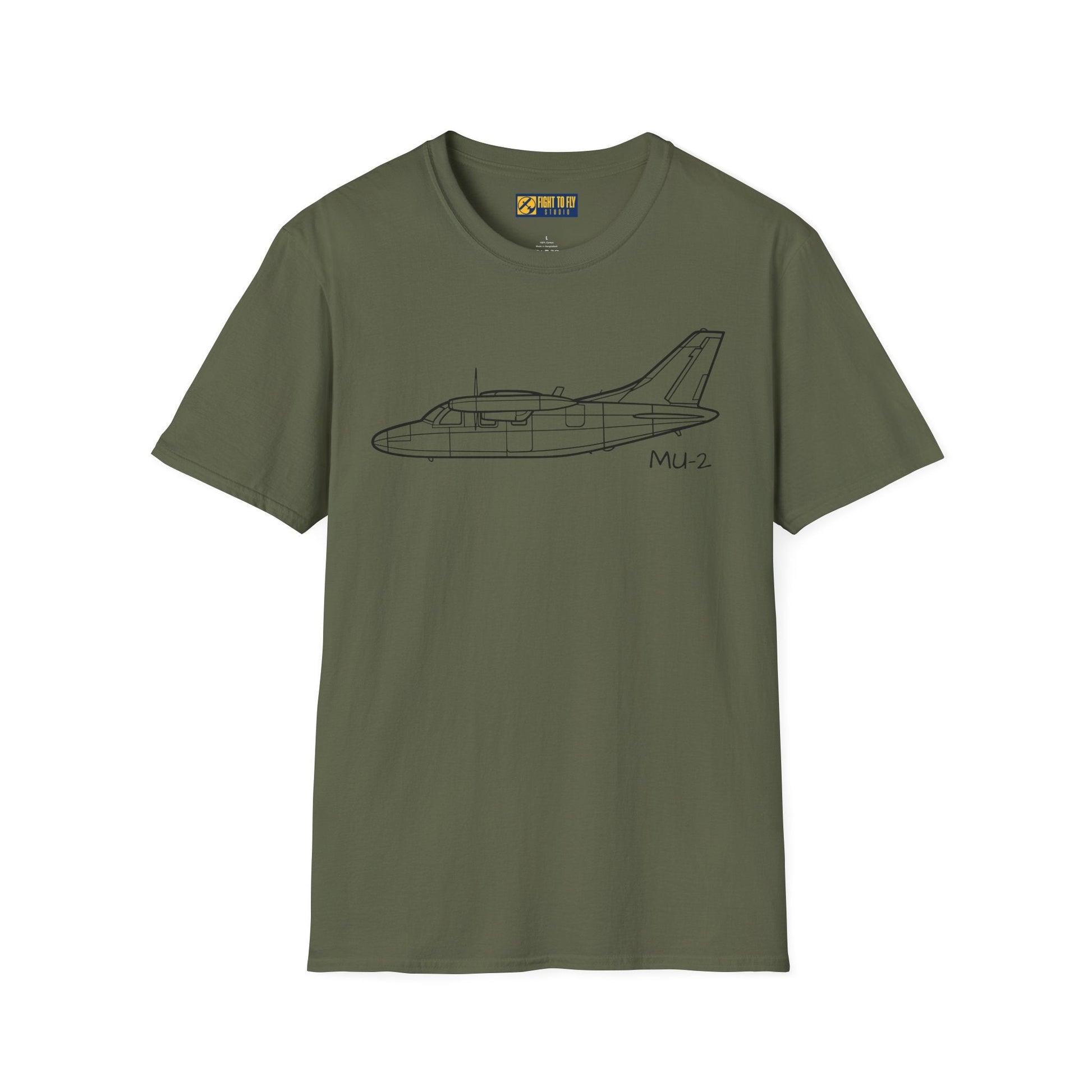 MU-2 T-Shirt – Mitsubishi High-Speed Turboprop Aircraft Aviation Tee - Gifts for pilots - apparel