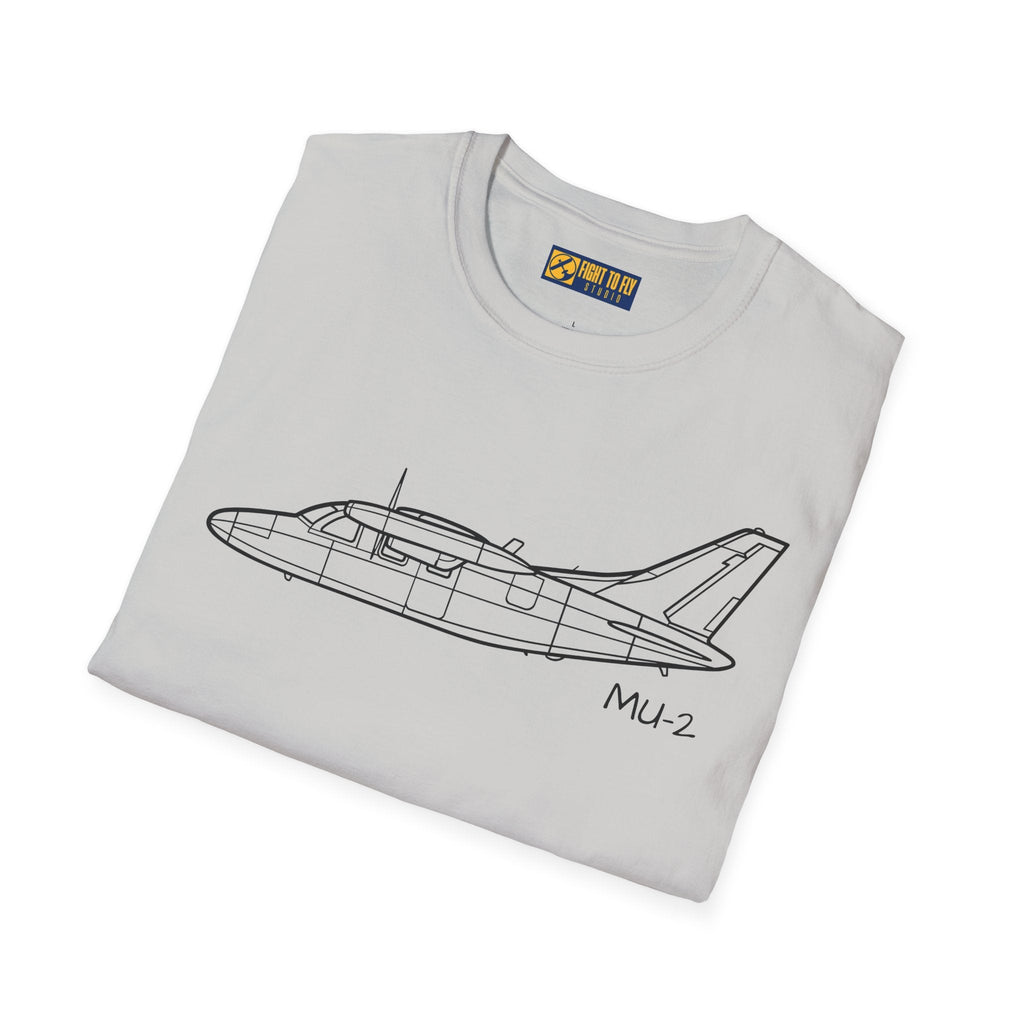 MU-2 T-Shirt – Mitsubishi High-Speed Turboprop Aircraft Aviation Tee - Gifts for pilots - apparel