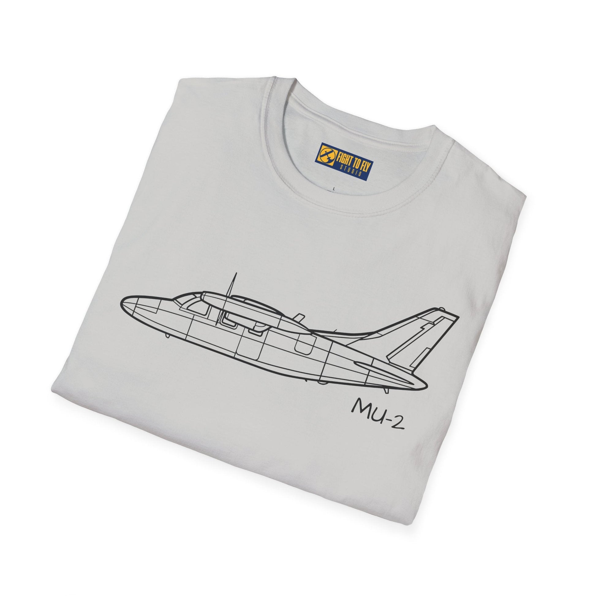MU-2 T-Shirt – Mitsubishi High-Speed Turboprop Aircraft Aviation Tee - Gifts for pilots - apparel
