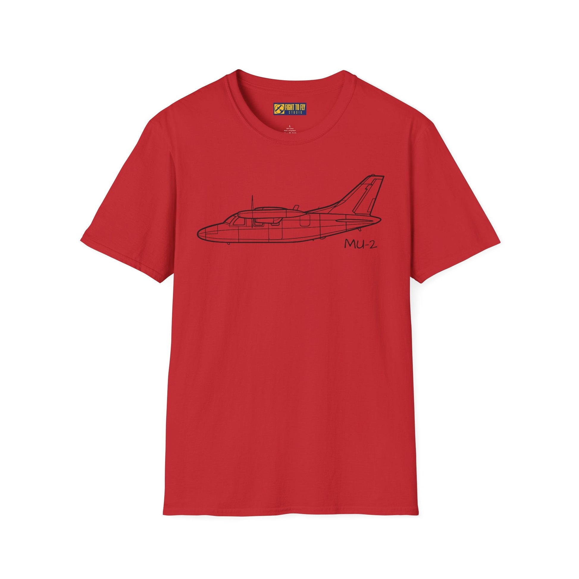 MU-2 T-Shirt – Mitsubishi High-Speed Turboprop Aircraft Aviation Tee - Gifts for pilots - apparel