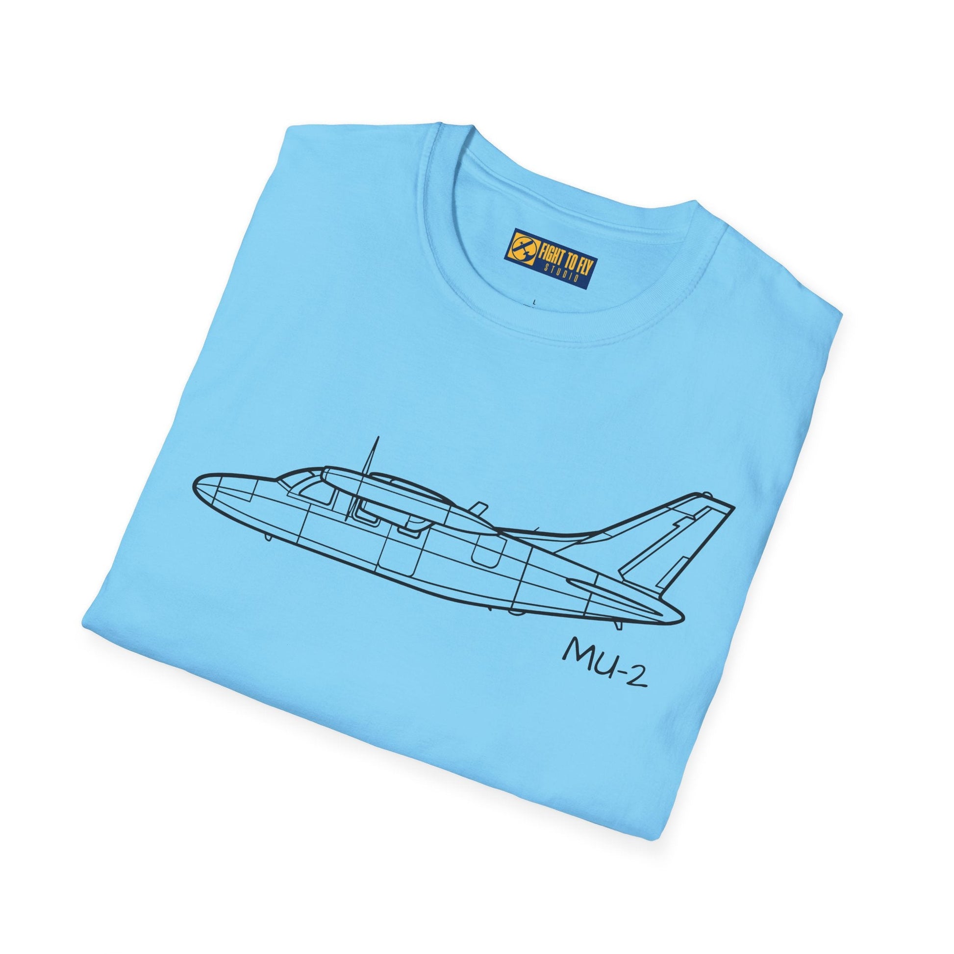 MU-2 T-Shirt – Mitsubishi High-Speed Turboprop Aircraft Aviation Tee - Gifts for pilots - apparel