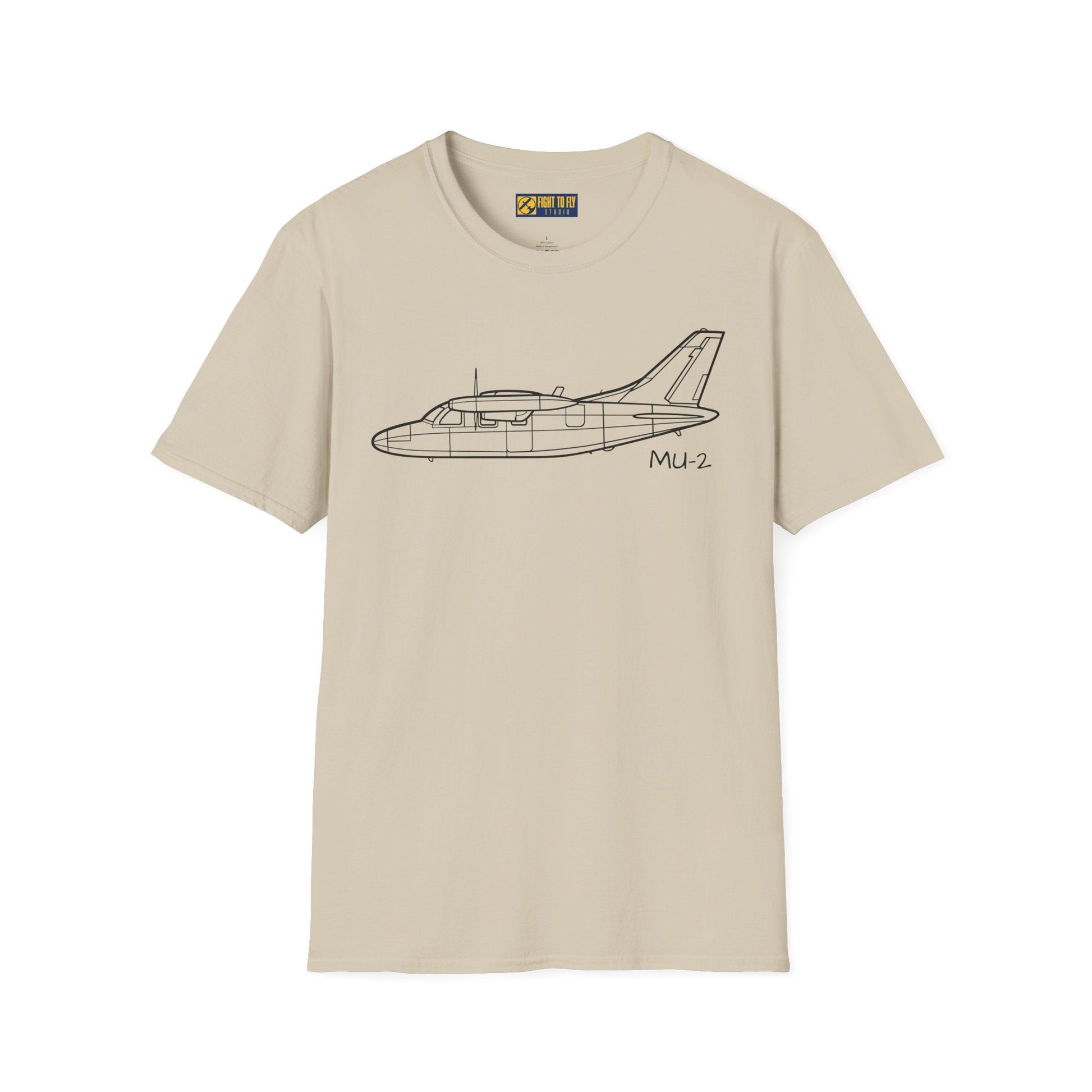 MU-2 T-Shirt – Mitsubishi High-Speed Turboprop Aircraft Aviation Tee - Gifts for pilots - apparel