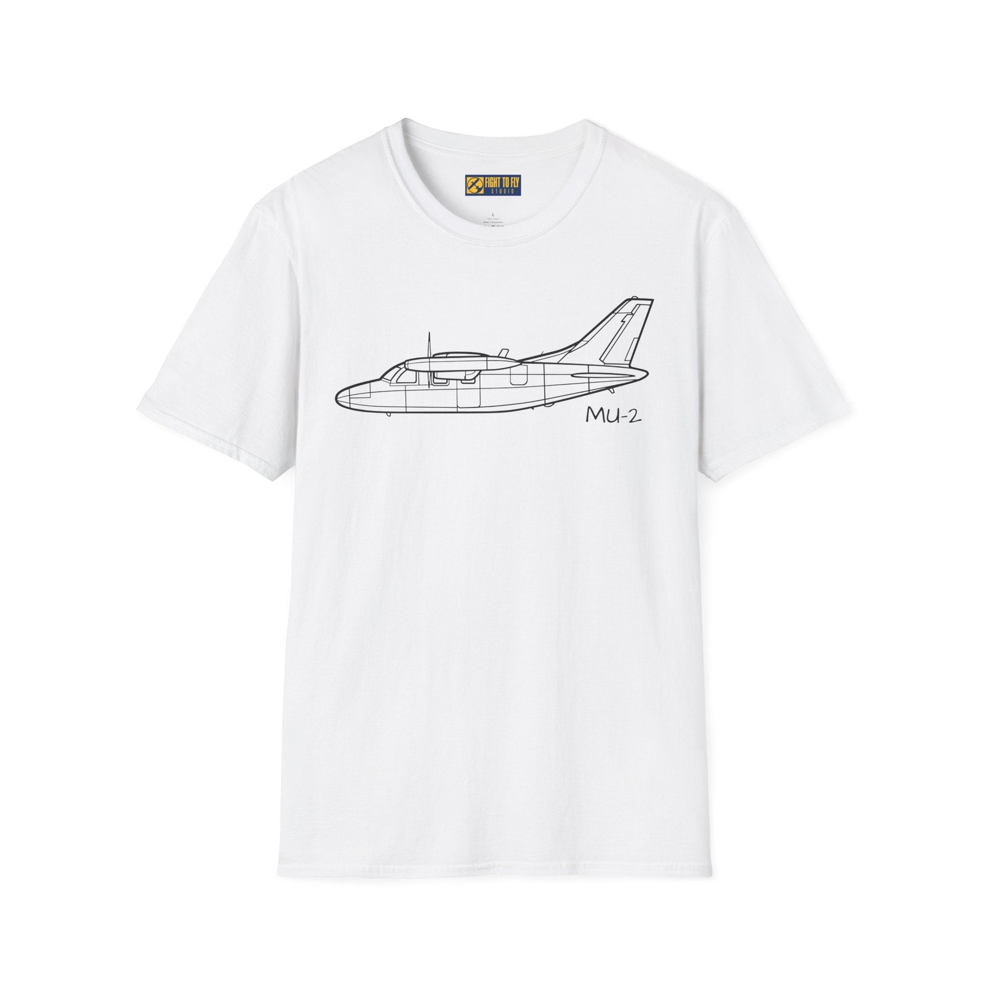 MU-2 T-Shirt – Mitsubishi High-Speed Turboprop Aircraft Aviation Tee - Gifts for pilots - apparel