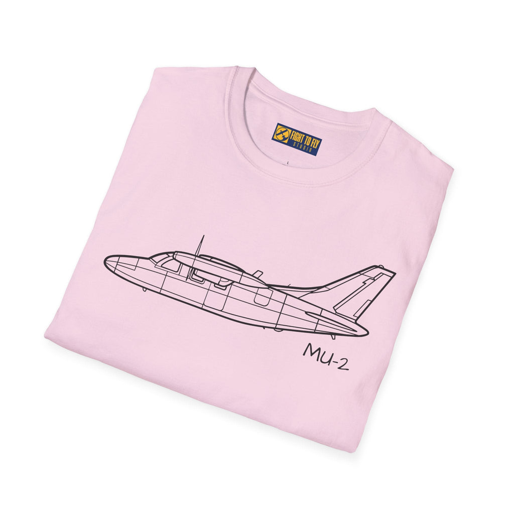 MU-2 T-Shirt – Mitsubishi High-Speed Turboprop Aircraft Aviation Tee - Gifts for pilots - apparel
