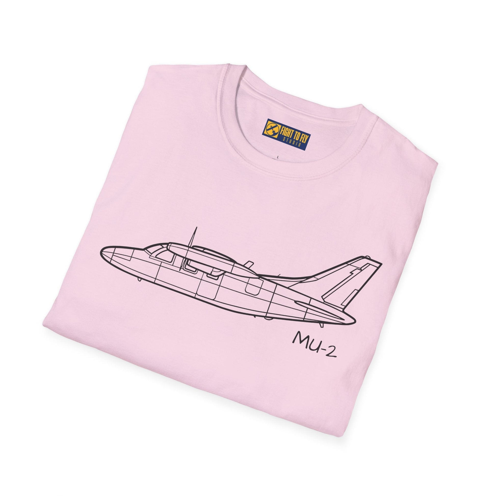 MU-2 T-Shirt – Mitsubishi High-Speed Turboprop Aircraft Aviation Tee - Gifts for pilots - apparel