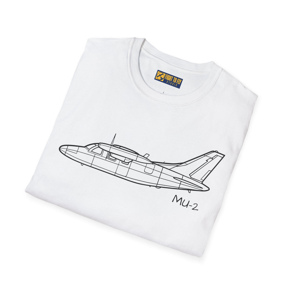 MU-2 T-Shirt – Mitsubishi High-Speed Turboprop Aircraft Aviation Tee - Gifts for pilots - apparel