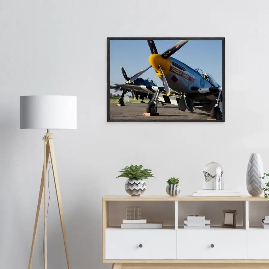 Mustang and Bearcat - Legends in Line - Print Material - Gifts for pilots - Aviation apparel