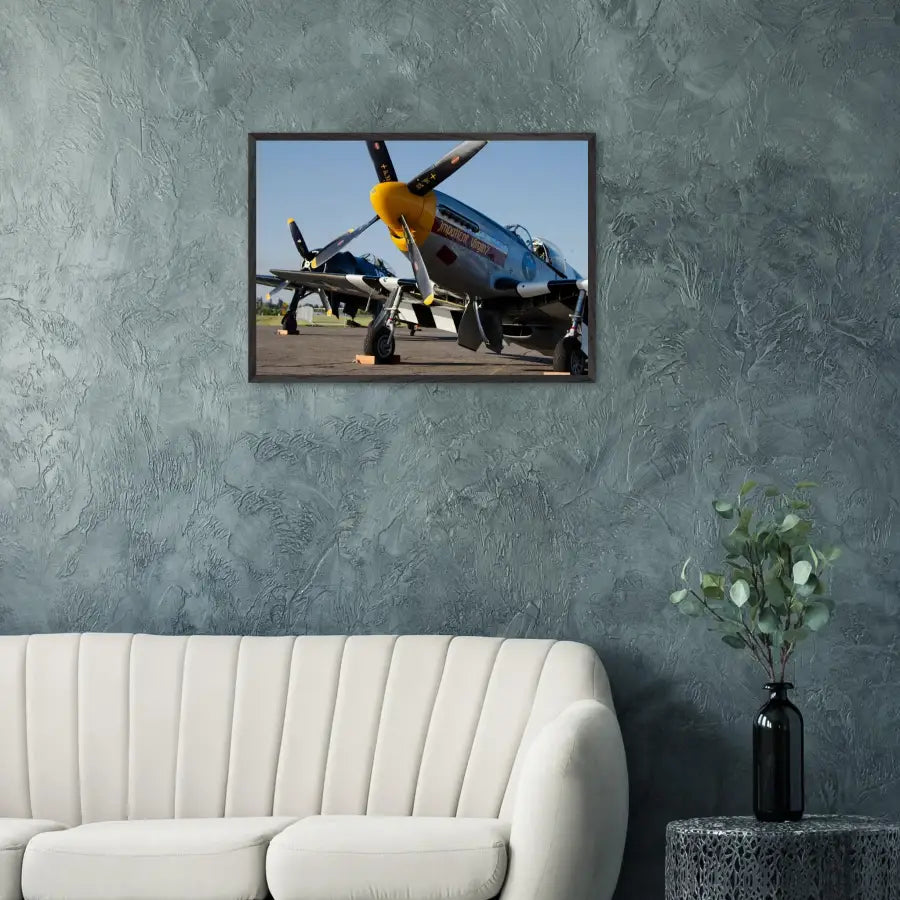 Mustang and Bearcat - Legends in Line - Print Material - Gifts for pilots - Aviation apparel