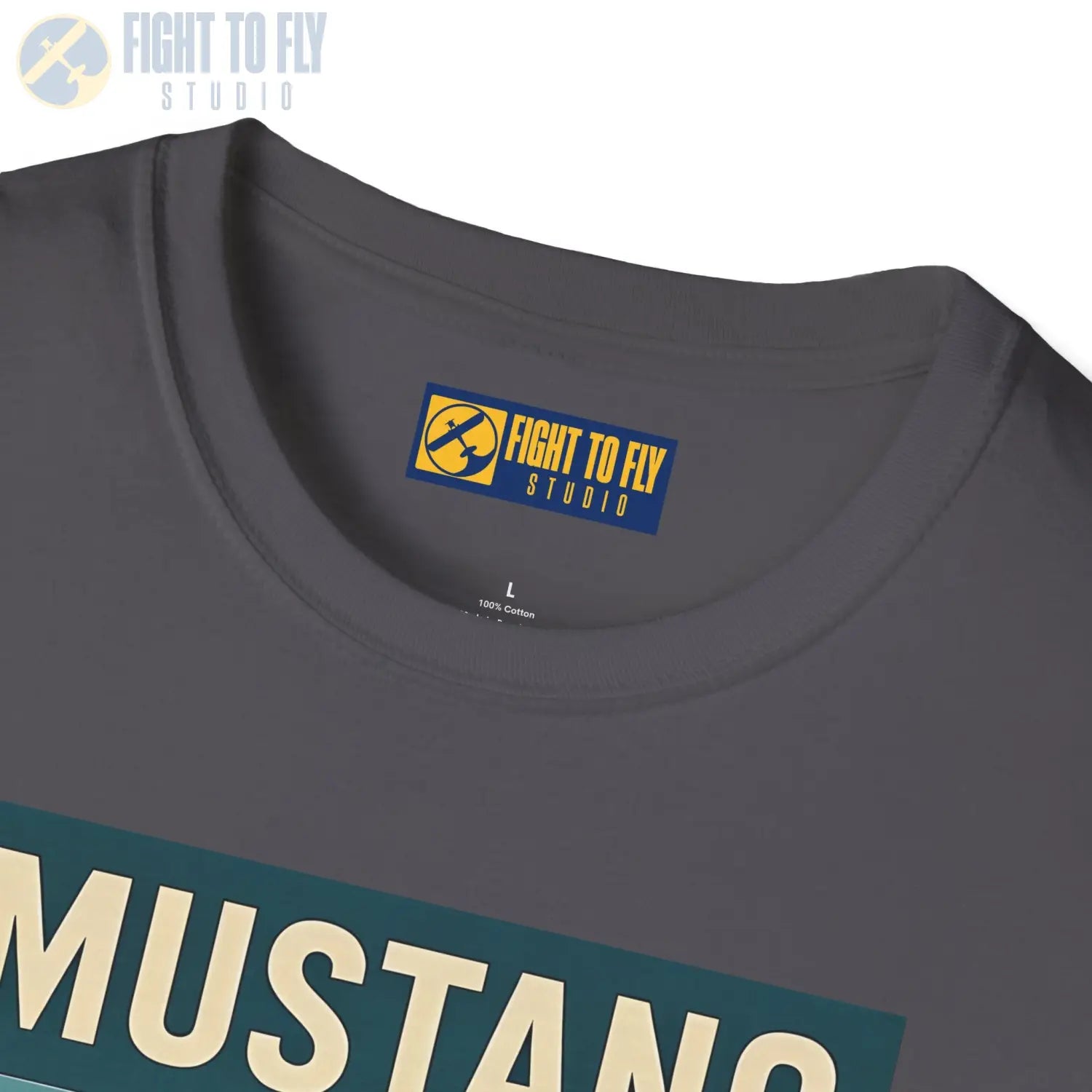 P-51D Mustang Premium Full Graphic T-Shirt - Pilot gifts - WWII warbird t-shirt