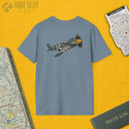 P-51D Mustang Premium Full Graphic T-Shirt - Pilot gifts - WWII warbird t-shirt