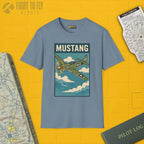 P-51D Mustang Premium Full Graphic T-Shirt - Pilot gifts - WWII warbird t-shirt
