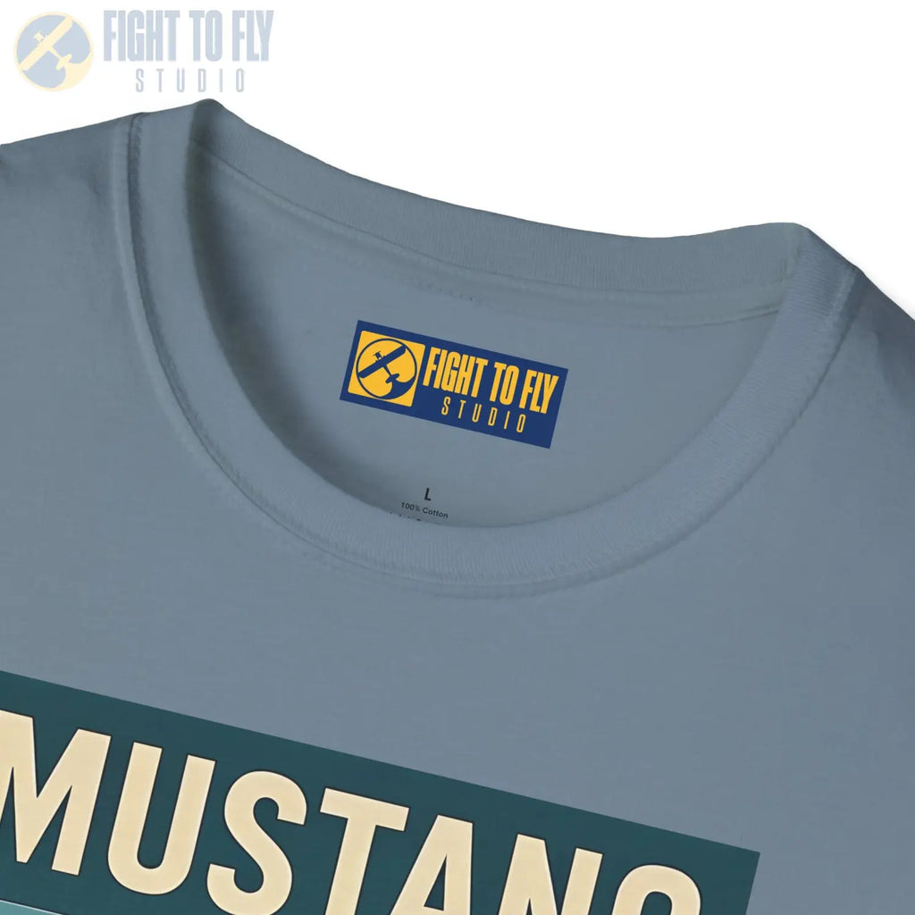 P-51D Mustang Premium Full Graphic T-Shirt - Pilot gifts - WWII warbird t-shirt