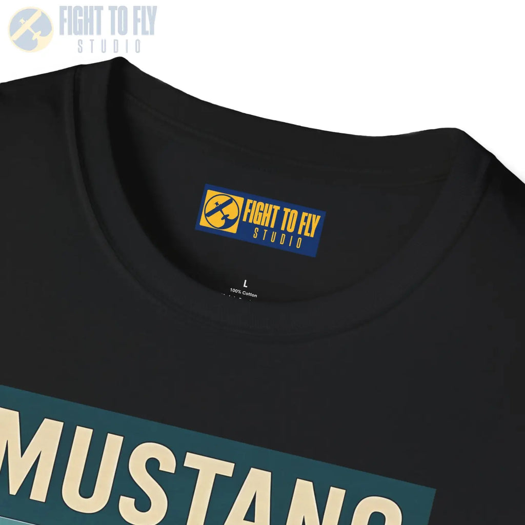 P-51D Mustang Premium Full Graphic T-Shirt - Pilot gifts - WWII warbird t-shirt