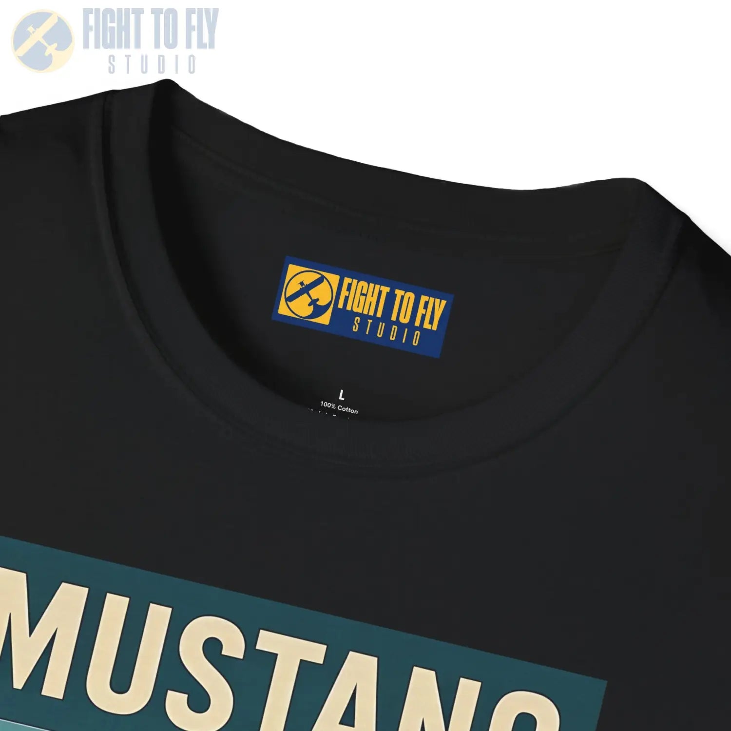 P-51D Mustang Premium Full Graphic T-Shirt - Pilot gifts - WWII warbird t-shirt
