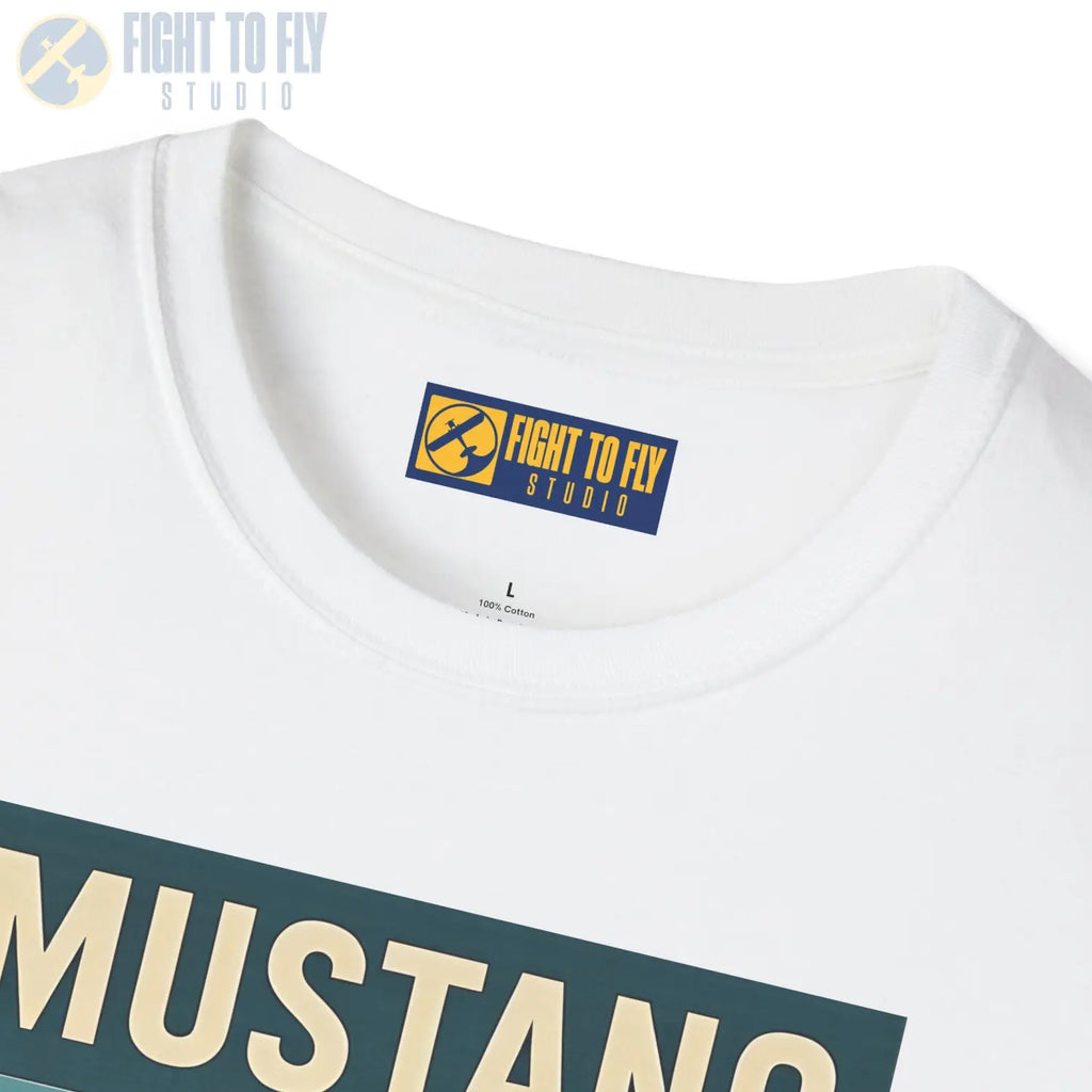 P-51D Mustang Premium Full Graphic T-Shirt - Pilot gifts - WWII warbird t-shirt