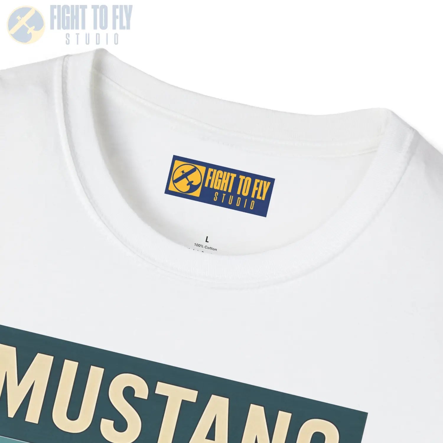 P-51D Mustang Premium Full Graphic T-Shirt - Pilot gifts - WWII warbird t-shirt