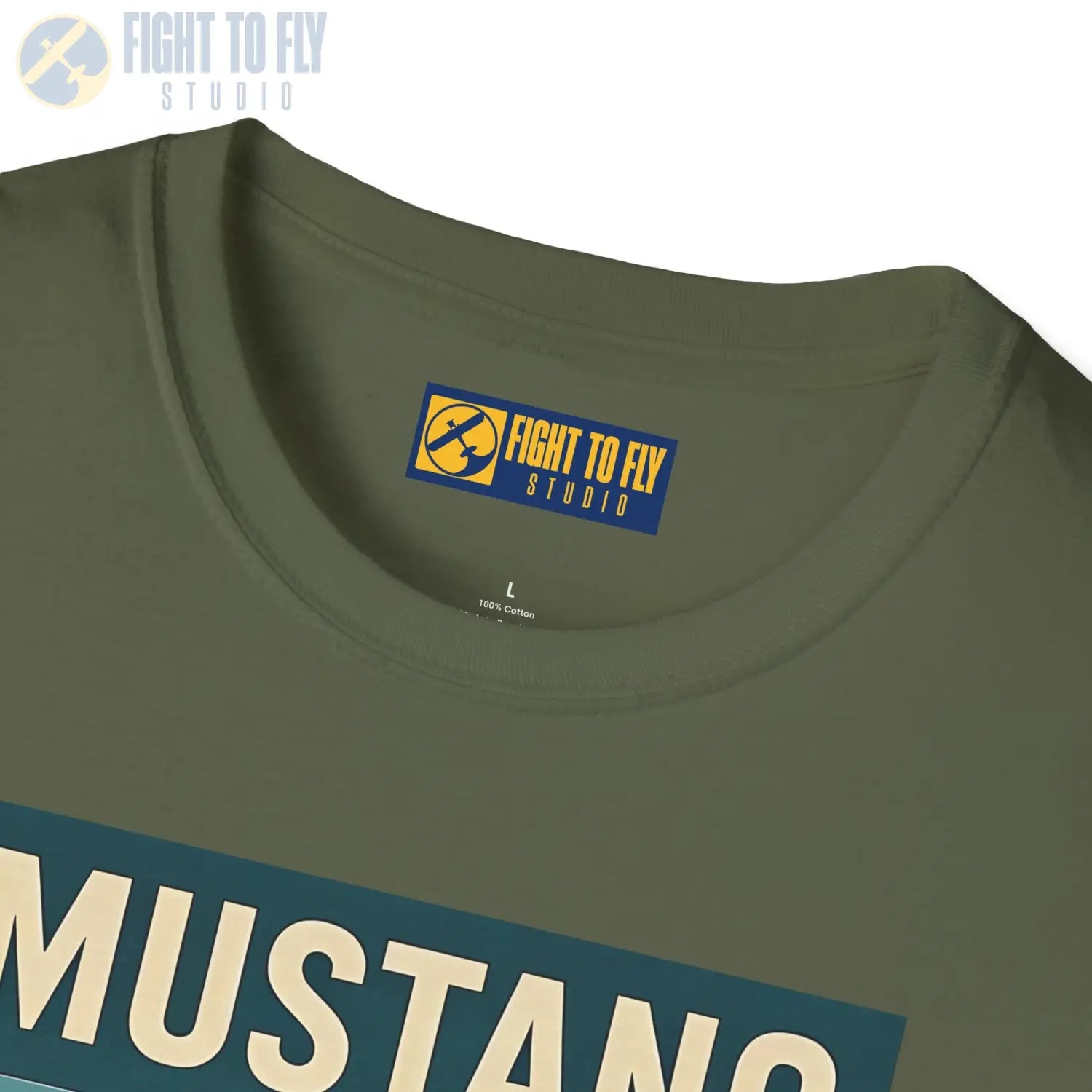 P-51D Mustang Premium Full Graphic T-Shirt - Pilot gifts - WWII warbird t-shirt