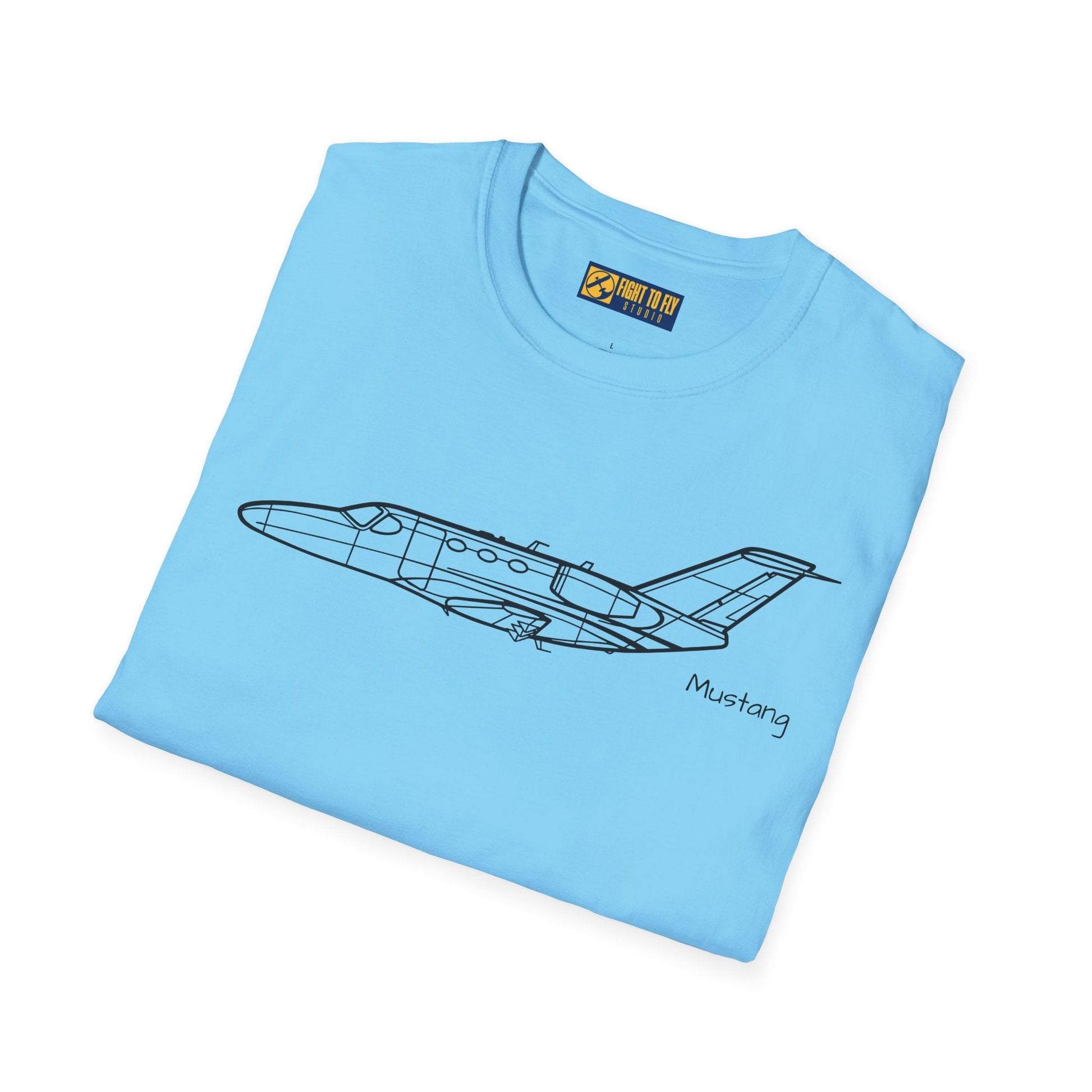 Mustang T-Shirt – Very Light Jet Aviation Tee - Pilot gifts - WWII warbird t-shirt