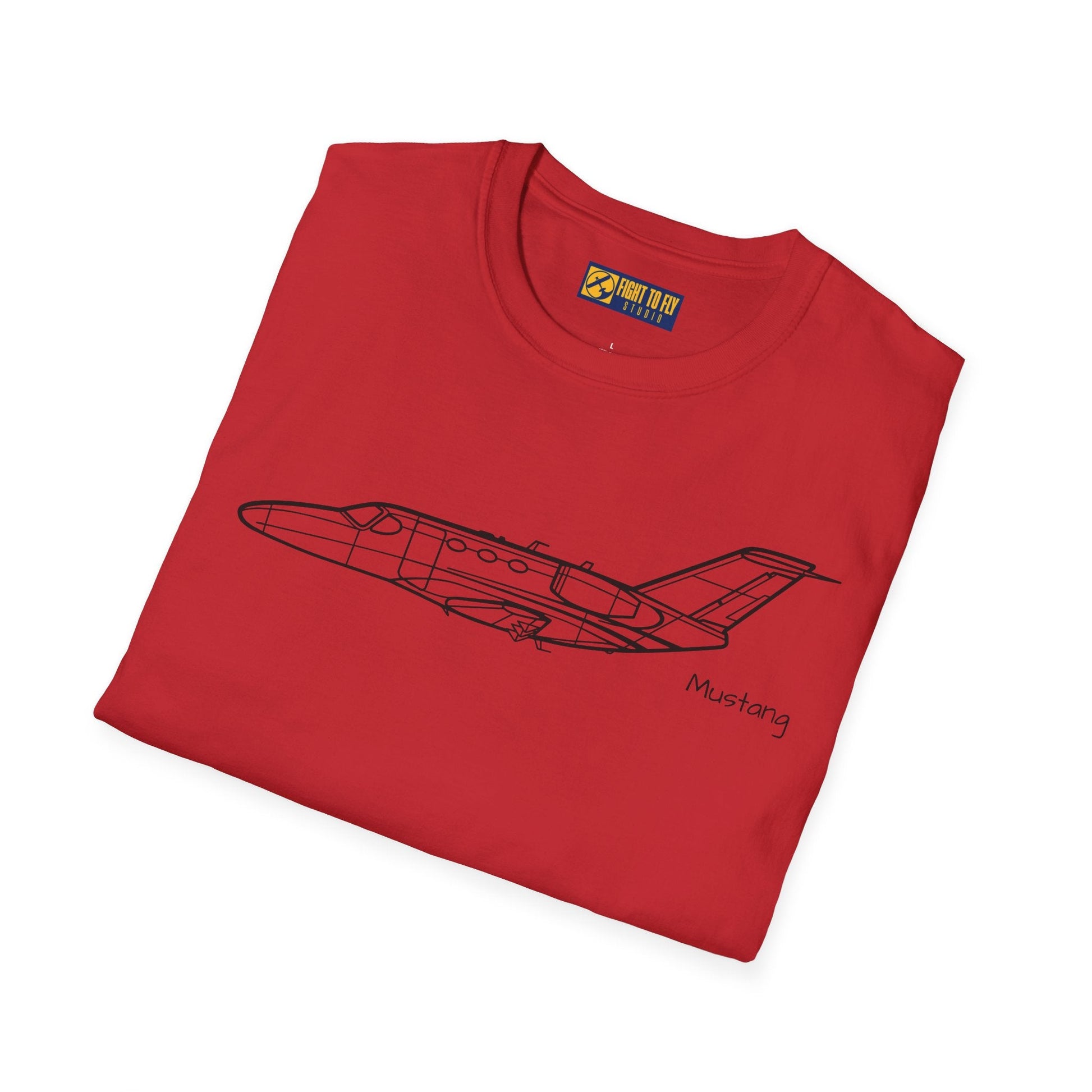 Mustang T-Shirt – Very Light Jet Aviation Tee - Pilot gifts - WWII warbird t-shirt