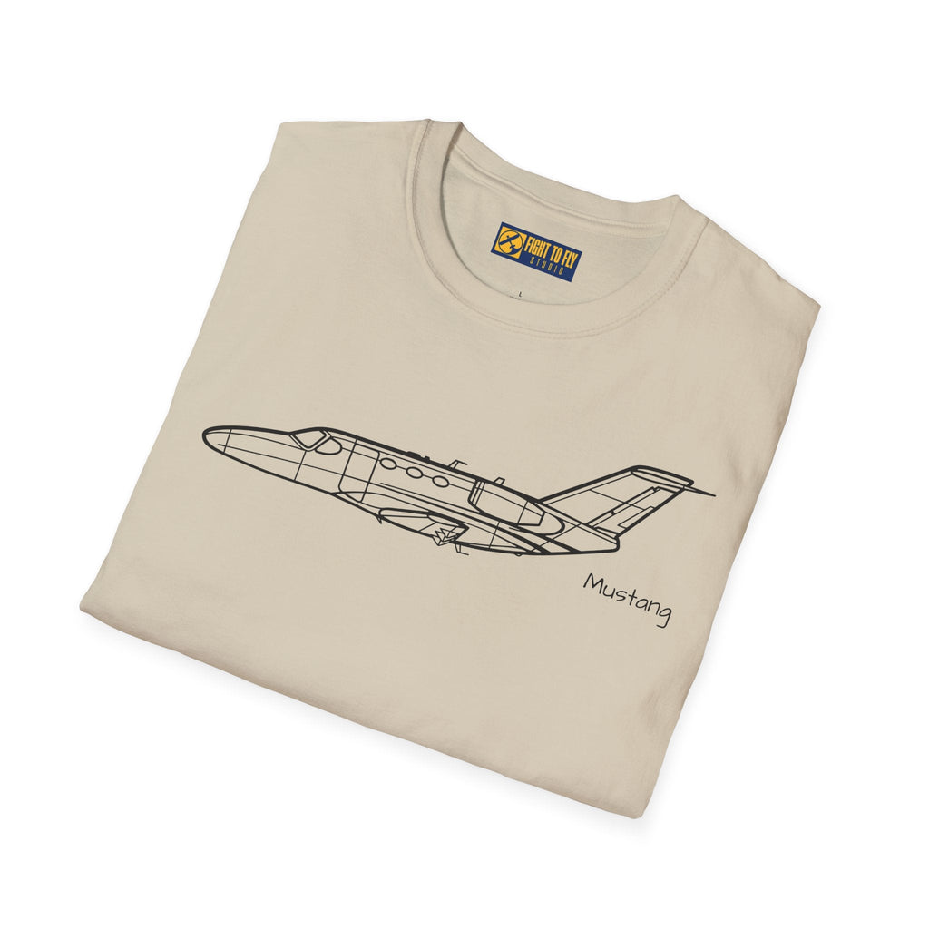 Mustang T-Shirt – Very Light Jet Aviation Tee - Pilot gifts - WWII warbird t-shirt