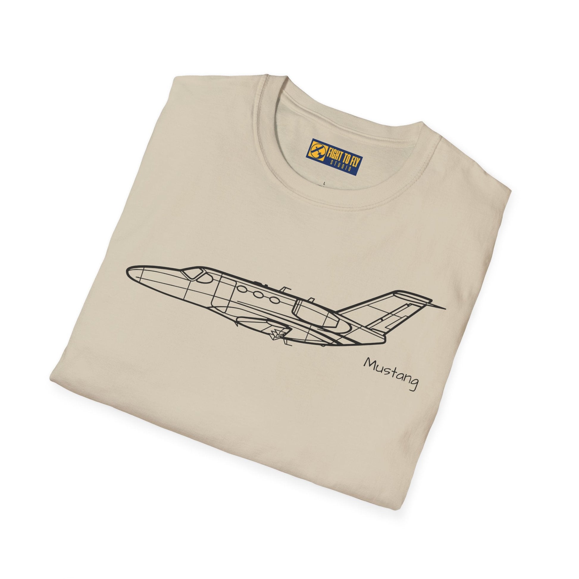 Mustang T-Shirt – Very Light Jet Aviation Tee - Pilot gifts - WWII warbird t-shirt