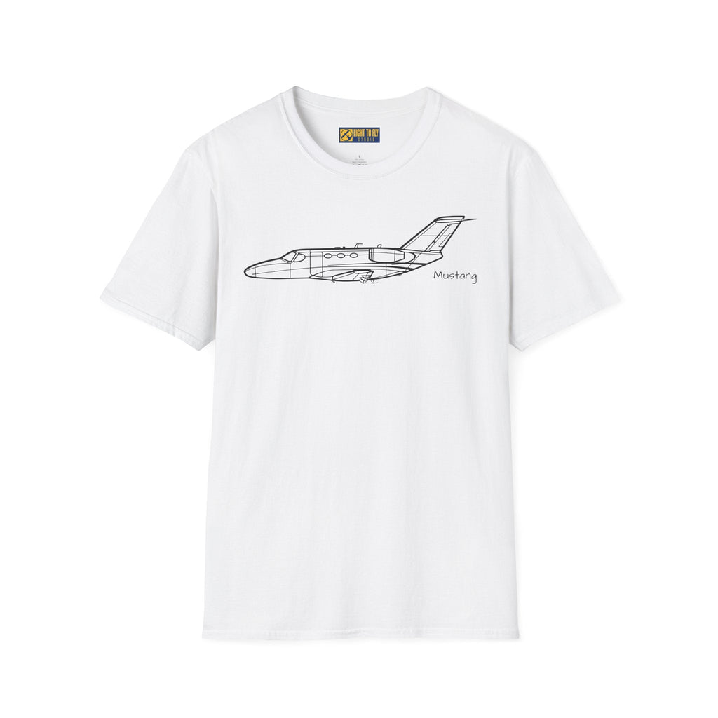 Mustang T-Shirt – Very Light Jet Aviation Tee - Pilot gifts - WWII warbird t-shirt