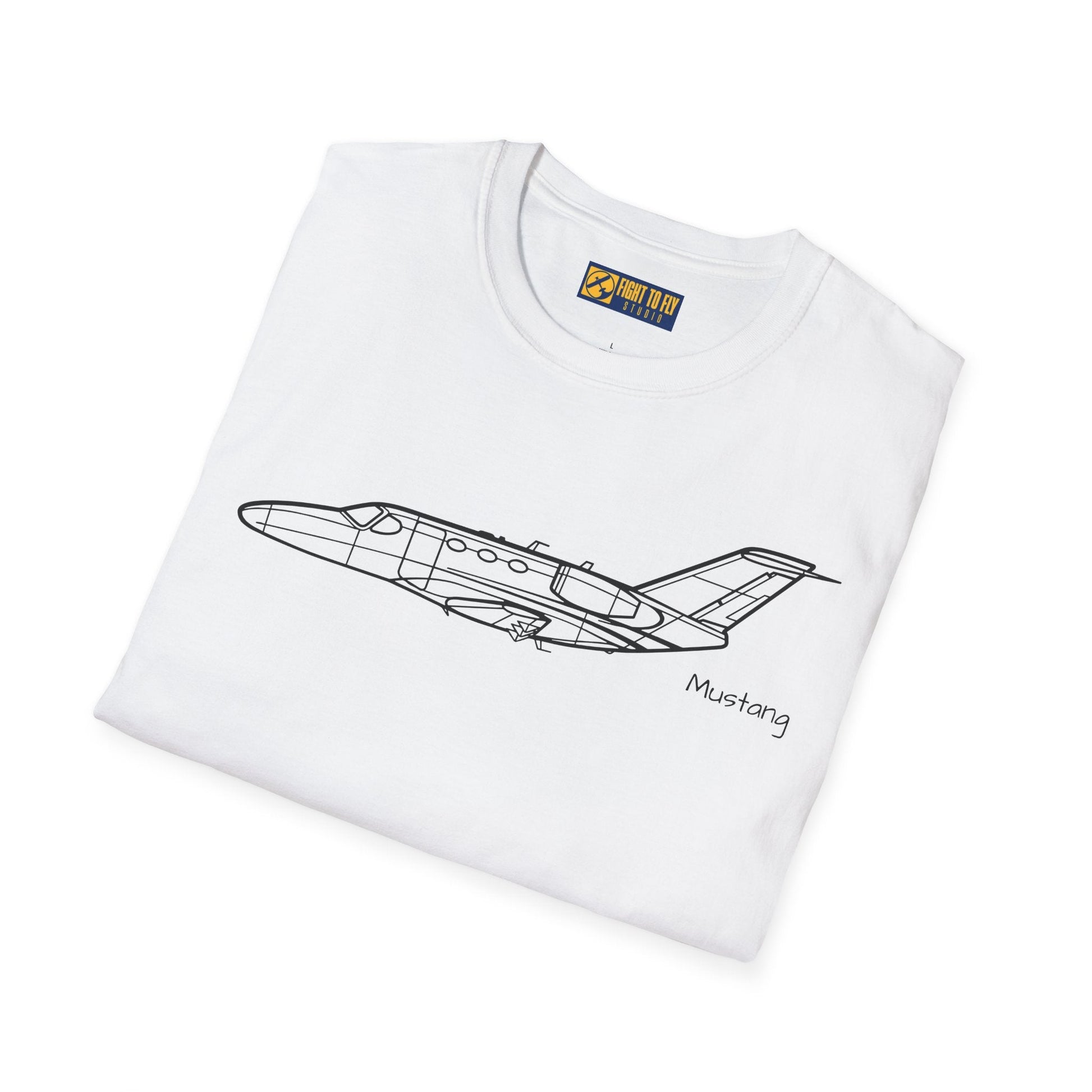 Mustang T-Shirt – Very Light Jet Aviation Tee - Pilot gifts - WWII warbird t-shirt