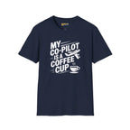 My Co-Pilot is Coffee - T-Shirt - Pilot gifts - WWII warbird t-shirt
